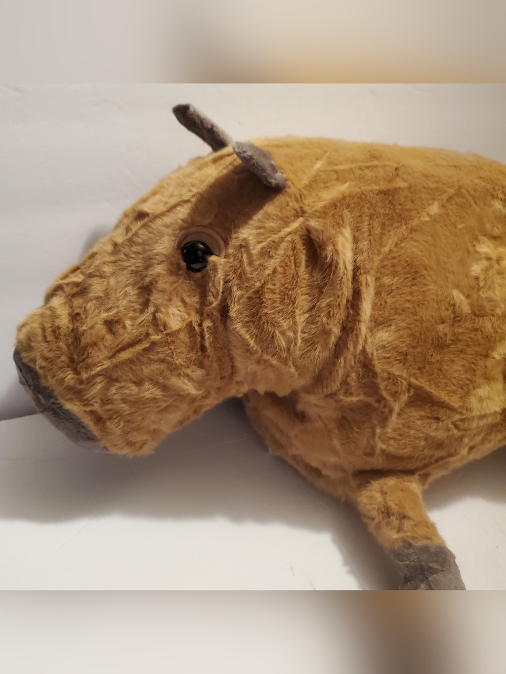 Small Brown Capybara Stuffed Animal Plush Toy w/ Zipper, 6-14 in NEW